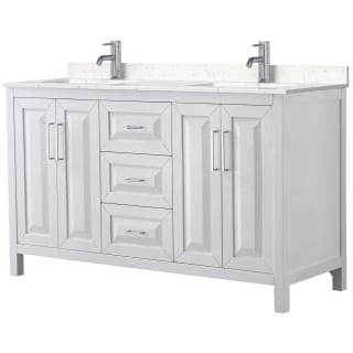 A thumbnail of the Wyndham Collection WCV252560D-VCA-MXX White / Carrara Cultured Marble Top / Polished Chrome Hardware