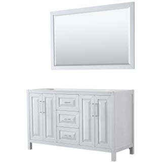 A thumbnail of the Wyndham Collection WCV252560DCXSXXM58 White / Polished Chrome Hardware