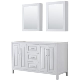 A thumbnail of the Wyndham Collection WCV252560DCXSXXMED White / Polished Chrome Hardware