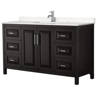 A thumbnail of the Wyndham Collection WCV252560S-VCA-MXX Dark Espresso / Carrara Cultured Marble Top / Polished Chrome Hardware