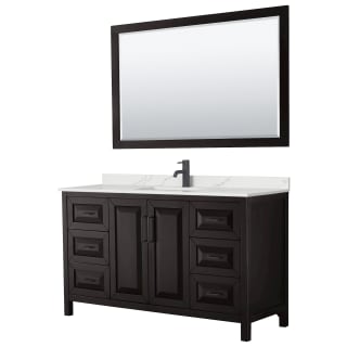 A thumbnail of the Wyndham Collection WCV252560S-QTZ-UNSM58 Dark Espresso / Giotto Quartz Top / Matte Black Hardware