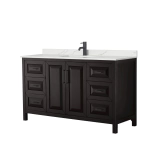 A thumbnail of the Wyndham Collection WCV252560S-QTZ-UNSMXX Dark Espresso / Giotto Quartz Top / Matte Black Hardware