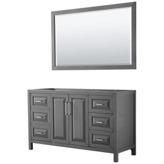 A thumbnail of the Wyndham Collection WCV252560SCXSXXM58 Dark Gray / Polished Chrome Hardware