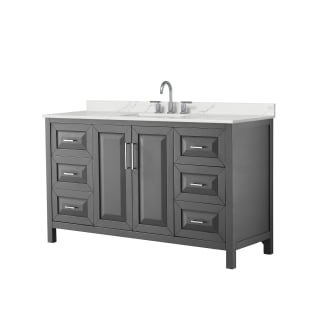 A thumbnail of the Wyndham Collection WCV252560S-QTZ-US3MXX Dark Gray / Giotto Quartz Top / Polished Chrome Hardware