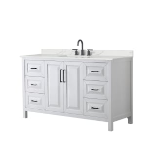 A thumbnail of the Wyndham Collection WCV252560S-QTZ-US3MXX White / Giotto Quartz Top / Matte Black Hardware