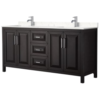 A thumbnail of the Wyndham Collection WCV252572D-VCA-MXX Dark Espresso / Carrara Cultured Marble Top / Polished Chrome Hardware