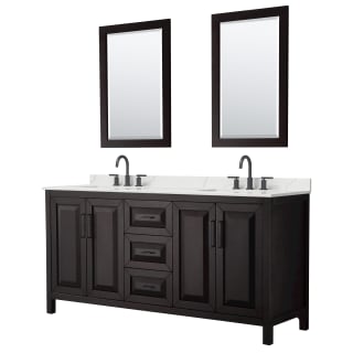 A thumbnail of the Wyndham Collection WCV252572D-QTZ-US3M24 Dark Espresso / Giotto Quartz Top / Matte Black Hardware