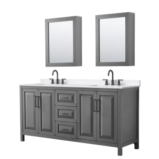 A thumbnail of the Wyndham Collection WCV252572D-QTZ-US3MED Dark Gray / White Quartz Top / Matte Black Hardware