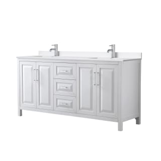 A thumbnail of the Wyndham Collection WCV252572D-QTZ-UNSMXX White / White Quartz Top / Polished Chrome Hardware