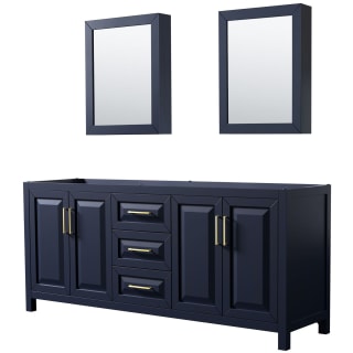 A thumbnail of the Wyndham Collection WCV252580DCXSXXMED Dark Blue / Brushed Gold Hardware