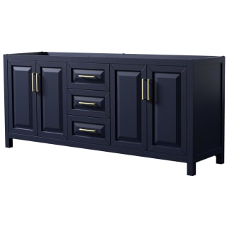 A thumbnail of the Wyndham Collection WCV252580DCXSXXMXX Dark Blue / Brushed Gold Hardware