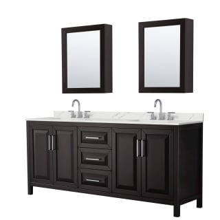 A thumbnail of the Wyndham Collection WCV252580D-QTZ-US3MED Dark Espresso / Giotto Quartz Top / Polished Chrome Hardware