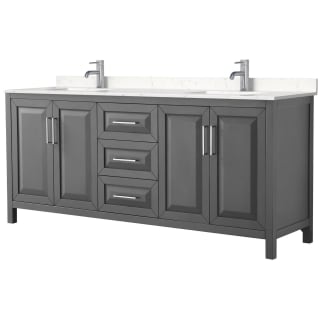 A thumbnail of the Wyndham Collection WCV252580D-VCA-MXX Dark Gray / Carrara Cultured Marble Top / Polished Chrome Hardware