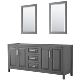 A thumbnail of the Wyndham Collection WCV252580DCXSXXM24 Dark Gray / Polished Chrome Hardware