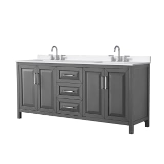 A thumbnail of the Wyndham Collection WCV252580D-QTZ-US3MXX Dark Gray / White Quartz Top / Polished Chrome Hardware