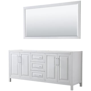 A thumbnail of the Wyndham Collection WCV252580DCXSXXM70 White / Polished Chrome Hardware