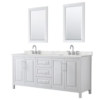 A thumbnail of the Wyndham Collection WCV252580D-QTZ-US3M24 White / Giotto Quartz Top / Polished Chrome Hardware