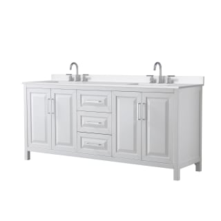 A thumbnail of the Wyndham Collection WCV252580D-QTZ-US3MXX White / White Quartz Top / Polished Chrome Hardware