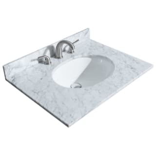 A thumbnail of the Wyndham Collection WCVVCA130STOPUNO White Carrara Marble