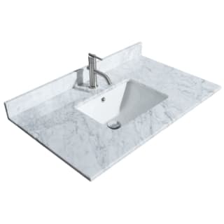 A thumbnail of the Wyndham Collection WCVVCA136STOPUNS White Carrara Marble