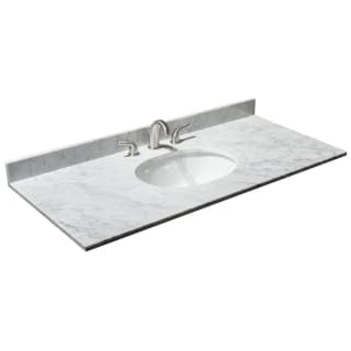 A thumbnail of the Wyndham Collection WCVVCA148STOPUNO White Carrara Marble