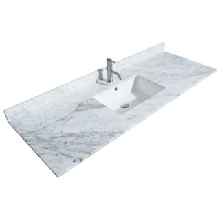 A thumbnail of the Wyndham Collection WCVVCA160STOPUNS White Carrara Marble