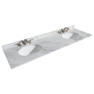 A thumbnail of the Wyndham Collection WCVVCA172DTOPUNO White Carrara Marble