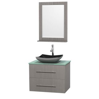 A thumbnail of the Wyndham Collection WCVW00930SGOGGOVM24 Altair Black Granite Sink
