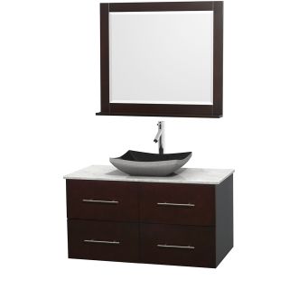 A thumbnail of the Wyndham Collection WCVW00942SESCMOVM36 Altair Black Granite Sink