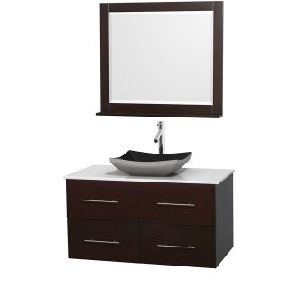 A thumbnail of the Wyndham Collection WCVW00942SESWSOVM36 Altair Black Granite Sink