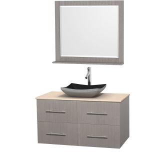A thumbnail of the Wyndham Collection WCVW00942SGOIVOVM36 Altair Black Granite Sink