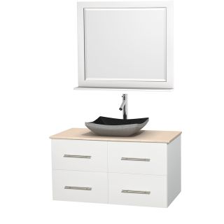 A thumbnail of the Wyndham Collection WCVW00942SWHIVOVM36 Altair Black Granite Sink