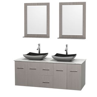 A thumbnail of the Wyndham Collection WCVW00960DGOCMOVM24 Altair Black Granite Sink