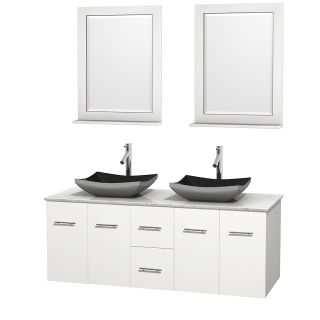 A thumbnail of the Wyndham Collection WCVW00960DWHCMOVM24 Altair Black Granite Sink