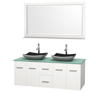 A thumbnail of the Wyndham Collection WCVW00960DWHGGOVM58 Altair Black Granite Sink