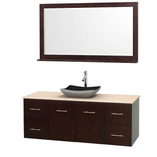 A thumbnail of the Wyndham Collection WCVW00960SESIVOVM58 Altair Black Granite Sink