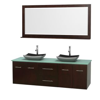 A thumbnail of the Wyndham Collection WCVW00972DESGGOVM70 Altair Black Granite Sink