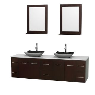 A thumbnail of the Wyndham Collection WCVW00980DESWSOVM24 Altair Black Granite Sink