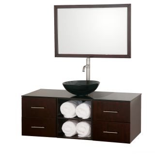 A thumbnail of the Wyndham Collection WC-B900-48 Espresso / Smoke Glass Top
