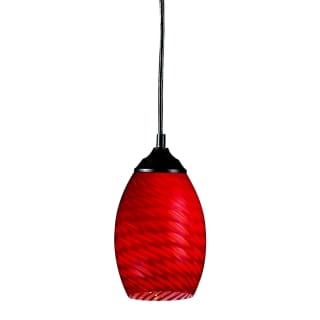 Z Lite 131 RED Sand Black Red Jazz 1 Light Mini Pendant LightingDirect
