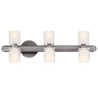 A thumbnail of the Access Lighting 23907 Shown in Brushed Steel / Frosted / Clear