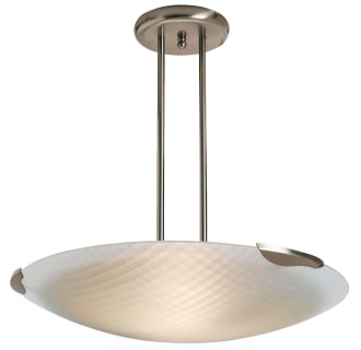 A thumbnail of the Access Lighting 50055 Shown in Brushed Steel / Checkered Frosted