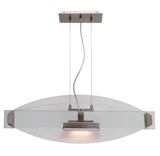 A thumbnail of the Access Lighting 50104 Shown in Brushed Steel / Clear