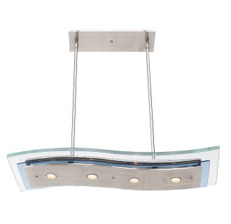 A thumbnail of the Access Lighting 50107 Shown in Brushed Steel / Clear