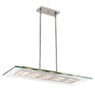 A thumbnail of the Access Lighting 50110 Shown in Brushed Steel / Clear