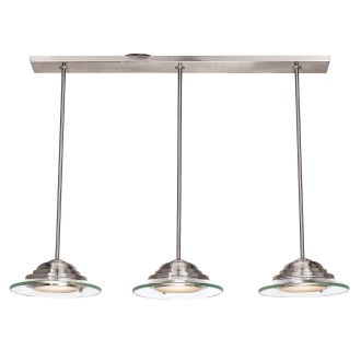 A thumbnail of the Access Lighting 50443 Shown in Brushed Steel / Clear