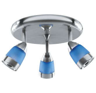 A thumbnail of the Access Lighting 52106 Shown in Brushed Steel / Blue