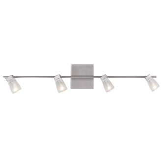 A thumbnail of the Access Lighting 52144 Shown in Brushed Steel / Frosted / Clear