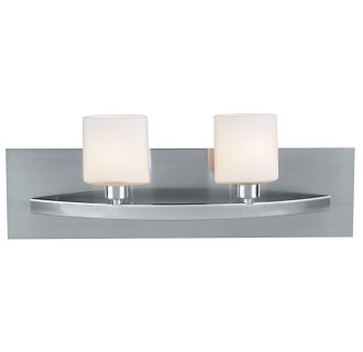 A thumbnail of the Access Lighting 53302 Shown in Brushed Steel / Opal