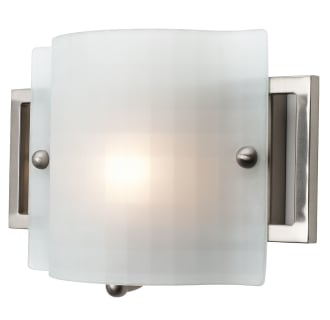 A thumbnail of the Access Lighting 53311 Shown in Brushed Steel / Checkered Frosted